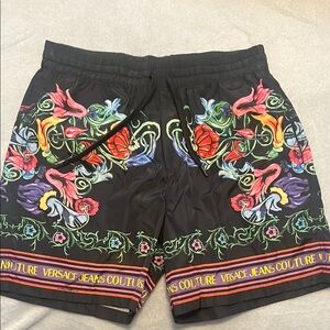 Versace Jeans Couture Floral-Printed Drawstring Shorts